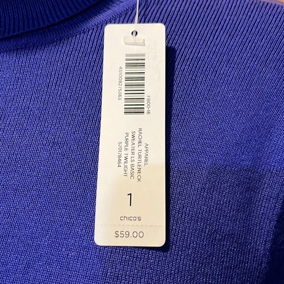 Chico's Rachel Turtleneck Sweater - Picture 5 of 8